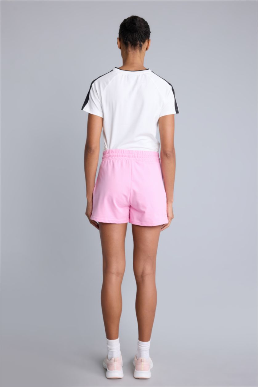 Women Pink Standard Fit Thin Sweatshirt Fabric