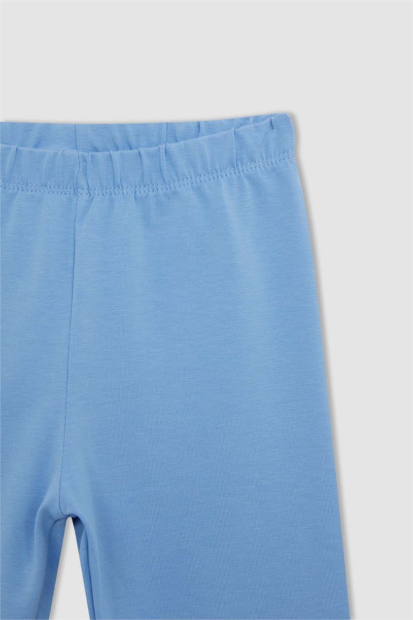 GIRLS & TEENS Blue Girl Slim Fit Ankle Leggings