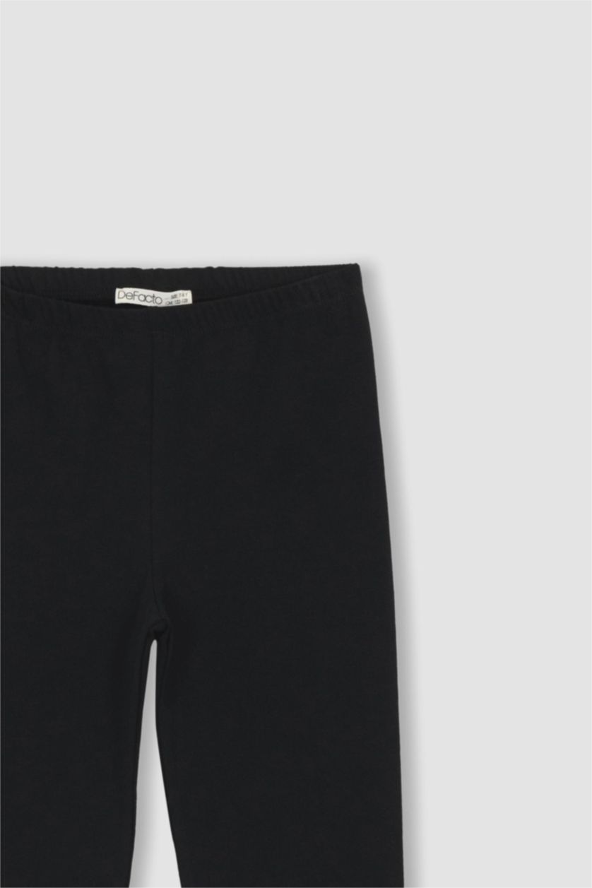 Девочки и подростки Черный Леггинсы для девочек