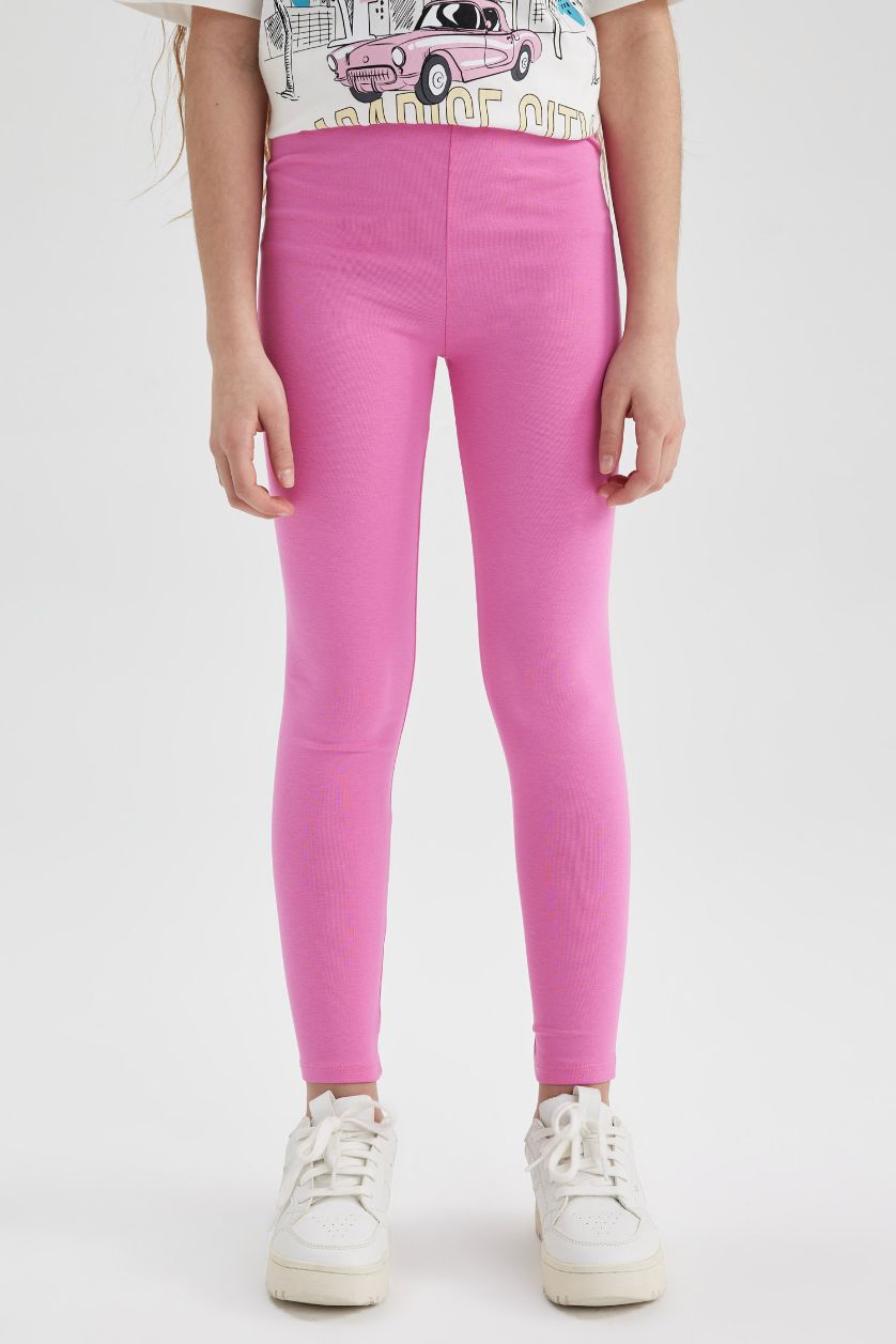 بنات زهري سروال ضيق بناتي طويل