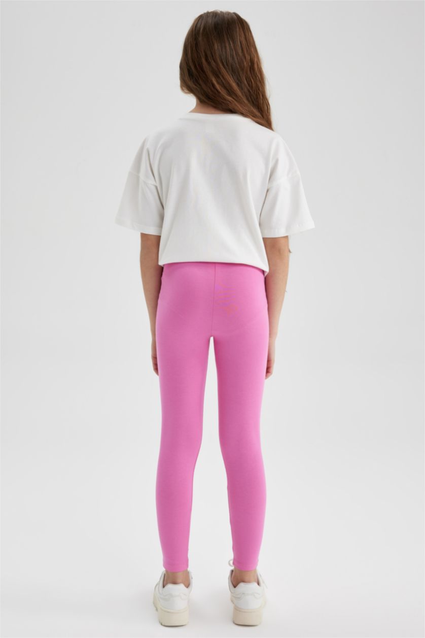 بنات زهري سروال ضيق بناتي طويل