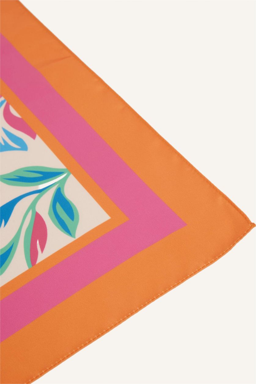 نساء برتقالي شال