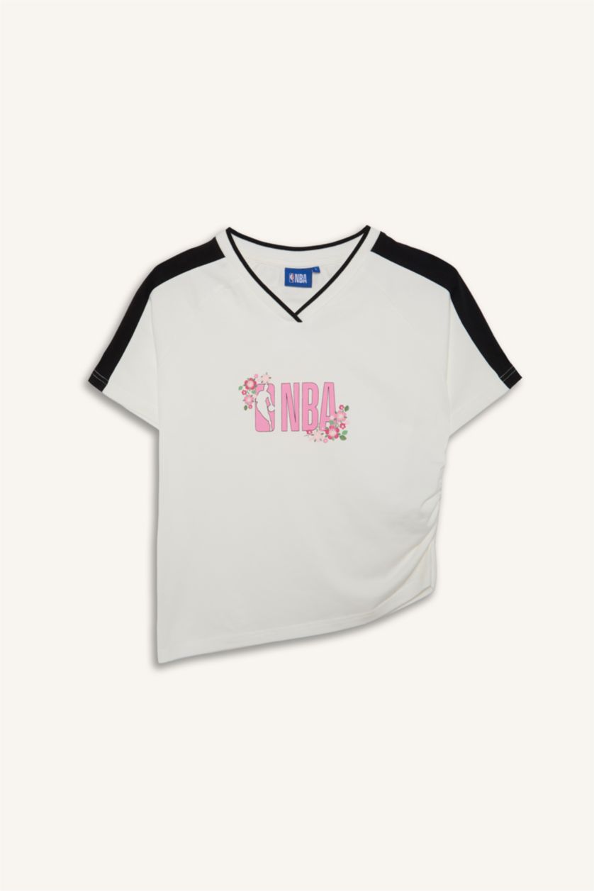 Women Ecru Relax Fit Short Sleeve T-Shirt