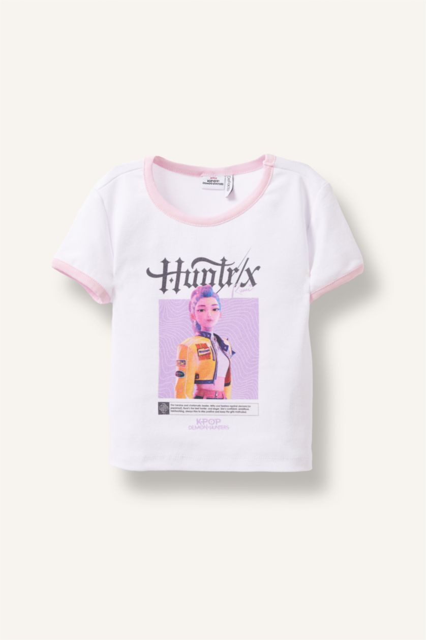 Young Girls - Teen Girls White Short Sleeve T-Shirt