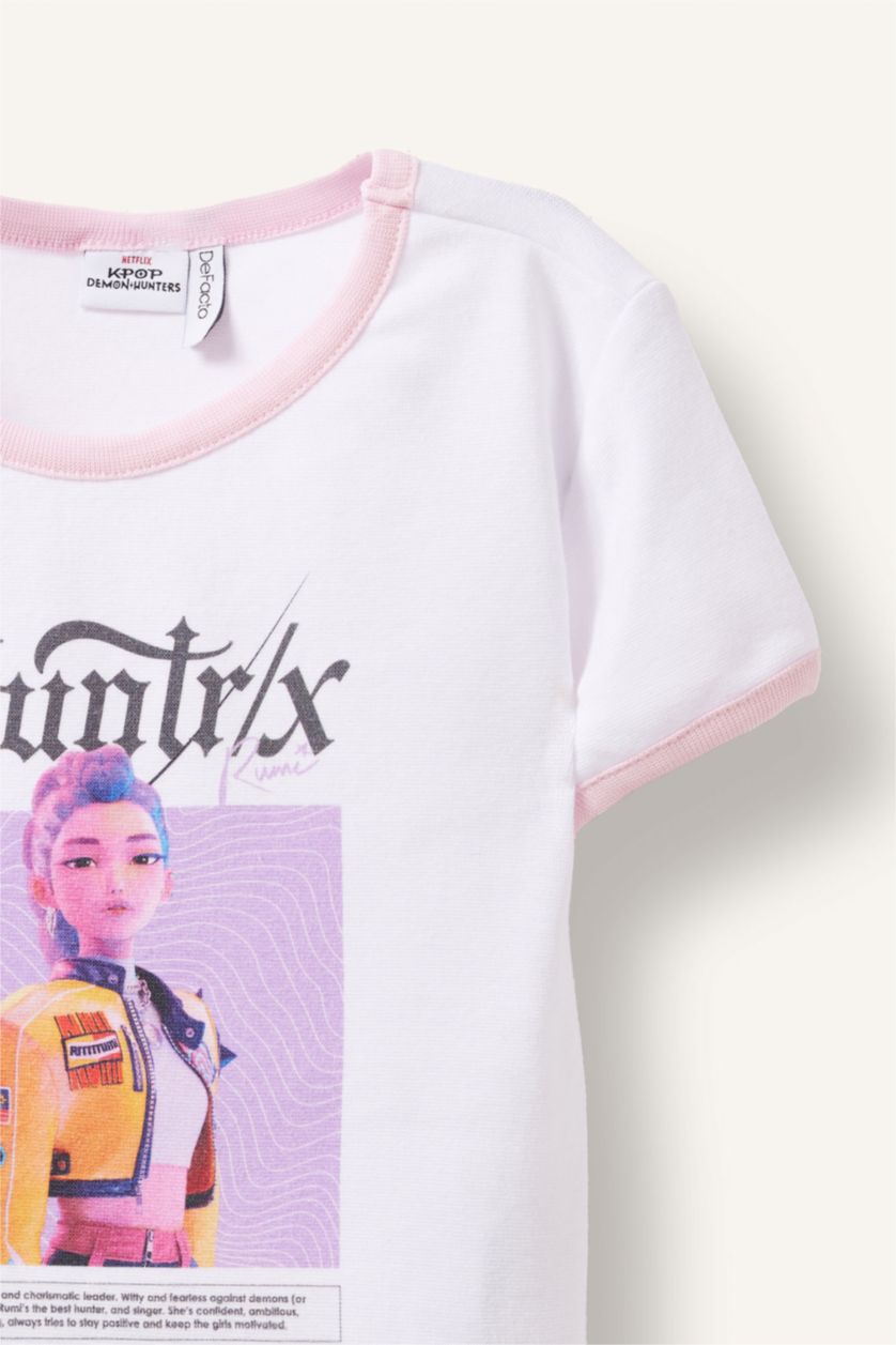 Young Girls - Teen Girls White Short Sleeve T-Shirt