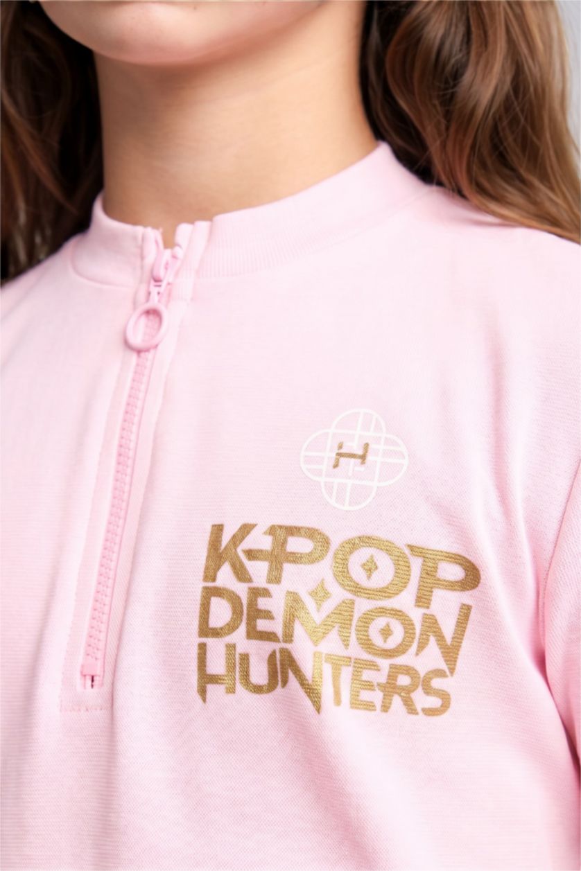 Young Girls - Teen Girls Light Pink Short Sleeve T-Shirt