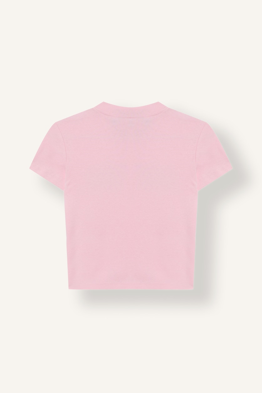 FILLES Rose Clair T-shirt Kpop Demon Hunters à manches courtes et demi-fermeture zip pour fille