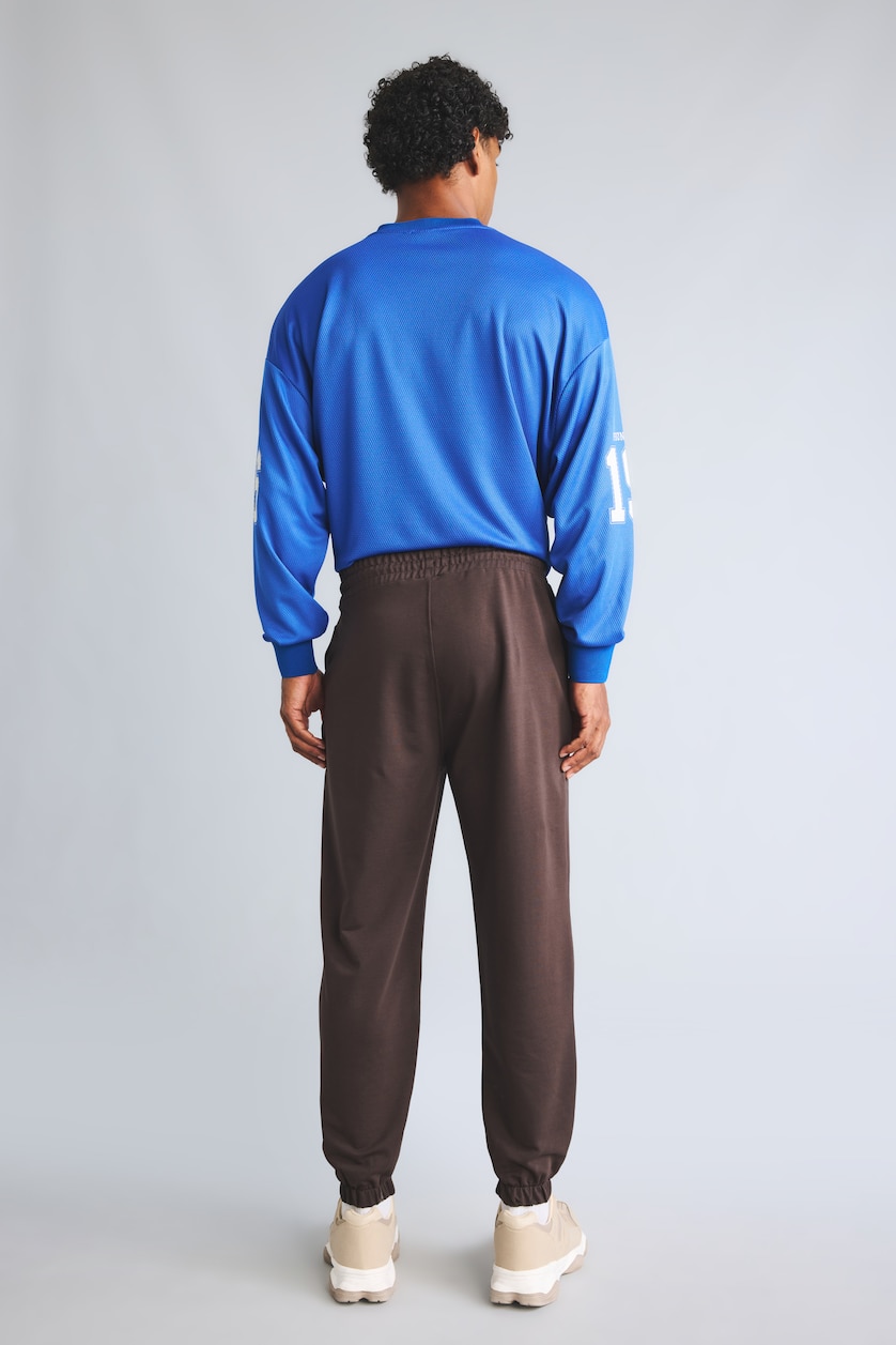 MAN Brown NBA Golden State Warriors Logo Standard Fit Joggers