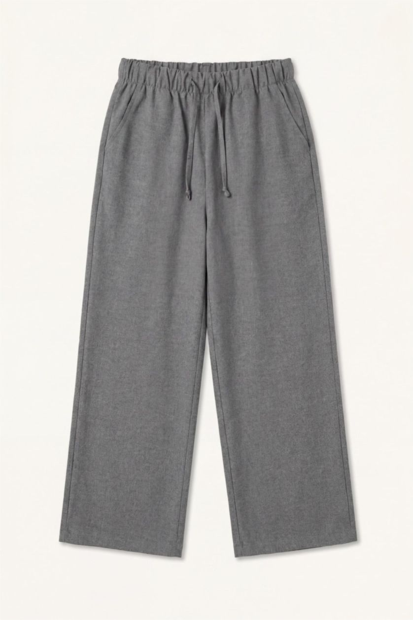 Young Girls - Teen Girls Grey Wide Leg Trousers