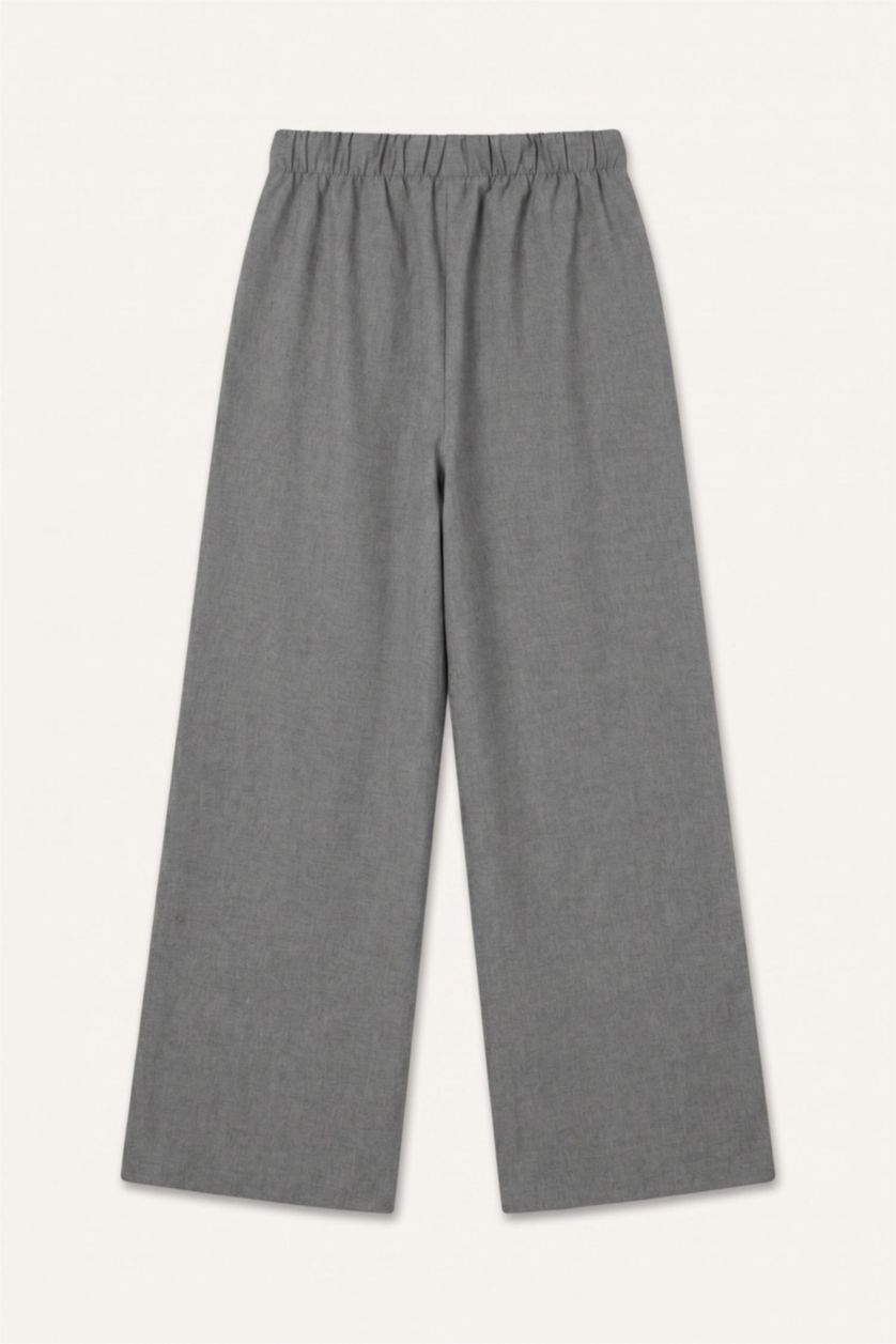 Young Girls - Teen Girls Grey Wide Leg Trousers
