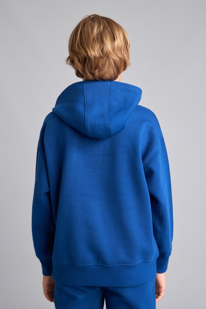 Boys & Teens Royal Boy Regular Fit Slogan Print Soft Lined Thick Sweatshirt