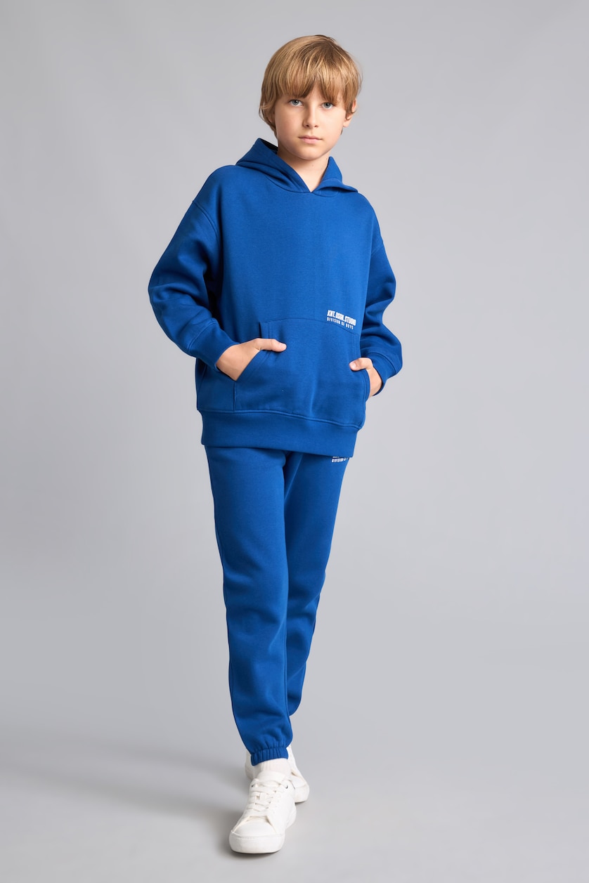 Erkek Çocuk - Genç Erkek Royal Baskılı Jogger Eşofman Altı Erkek Çocuk