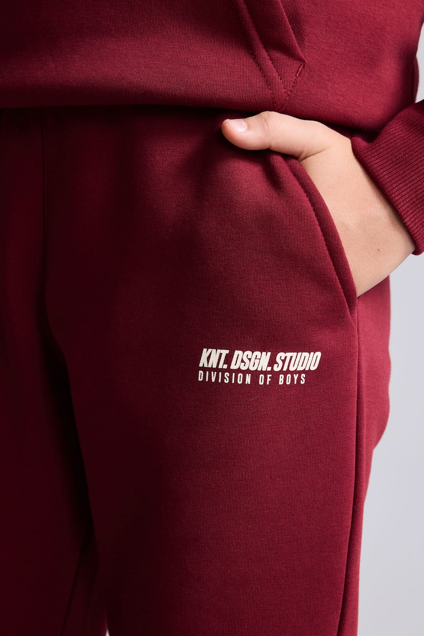 Erkek Çocuk - Genç Erkek Bordo Baskılı Jogger Eşofman Altı Erkek Çocuk