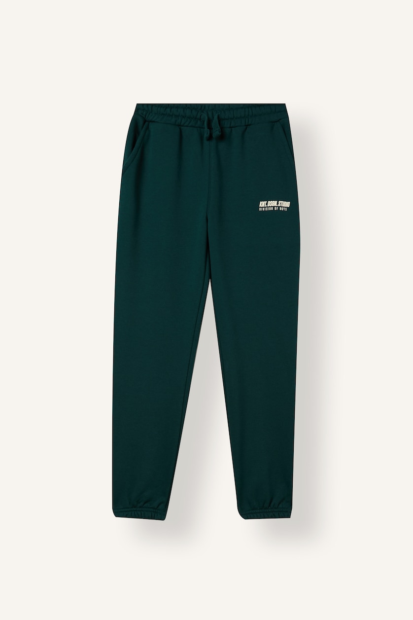 DJEM & ADOLESHENTË Dark Green Boy Heavy Fabric Elastic Leg Jogger Sweatpants