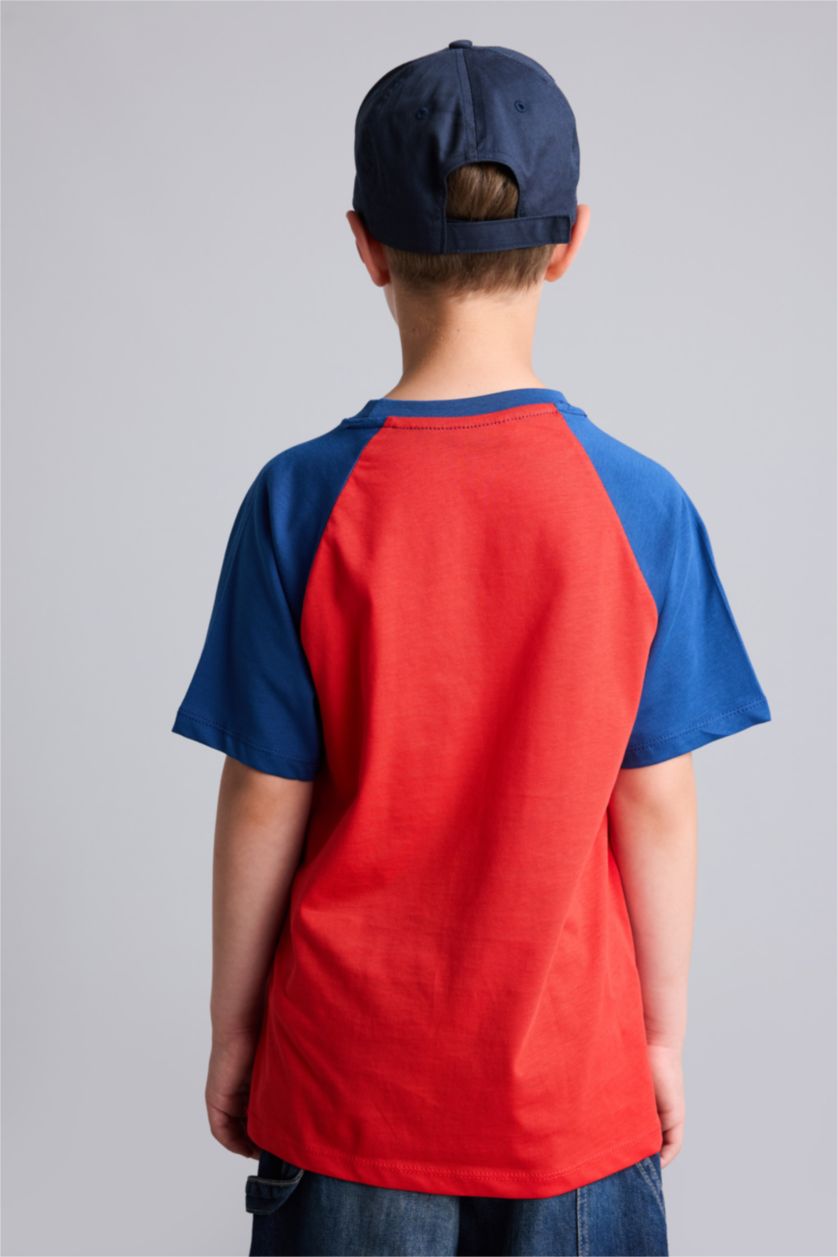 Boys & Teens Red New Regular Fit Short Sleeve T-Shirt