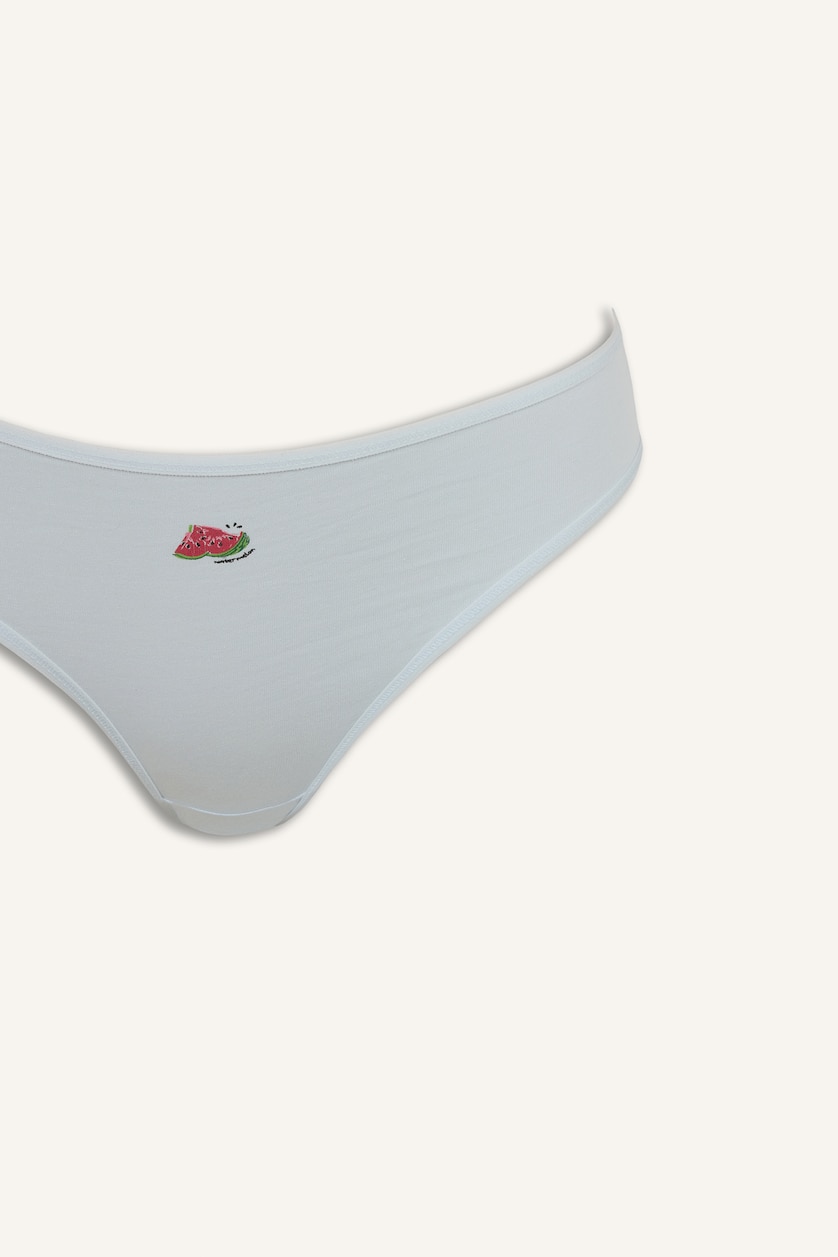 Kadın Açık Mint 5'li Brief Külot