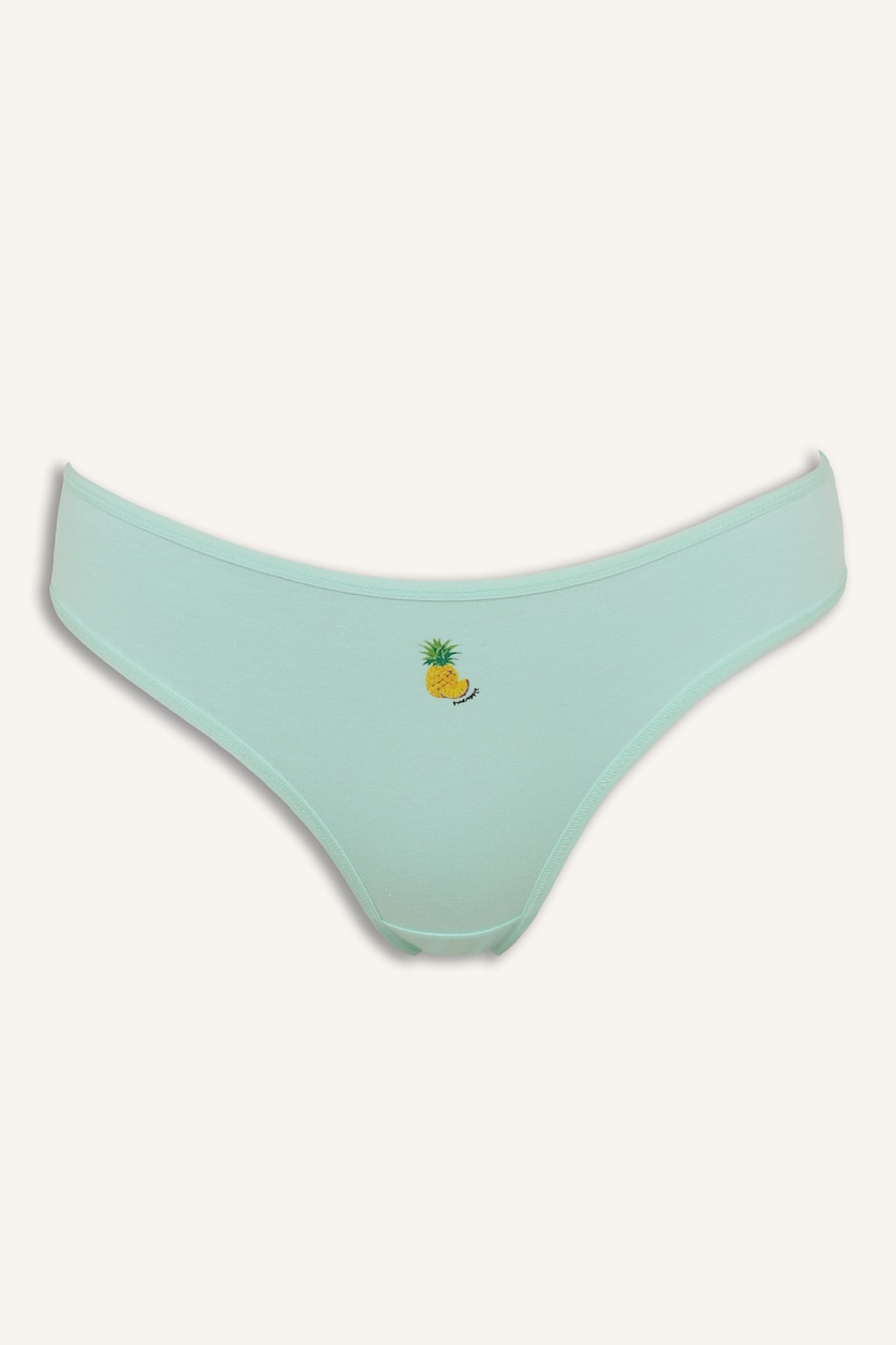 Kadın Açık Mint 5'li Brief Külot