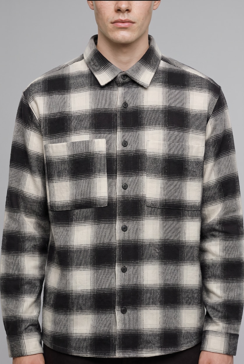 MAN Black Boxy Fit Long Sleeve Shirt