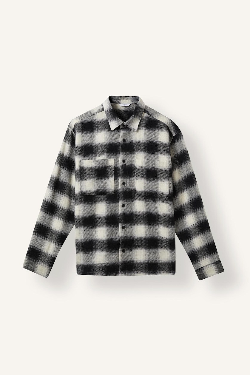 MAN Black Boxy Fit Long Sleeve Shirt