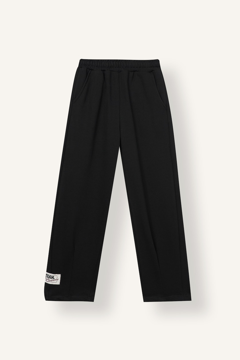 Young Boys - Teen Boys Black Boy Barrel Fit Trousers