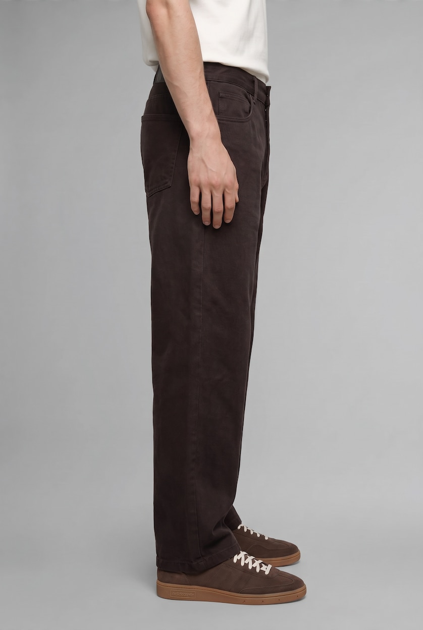 MAN Brown Balloon Fit Trousers