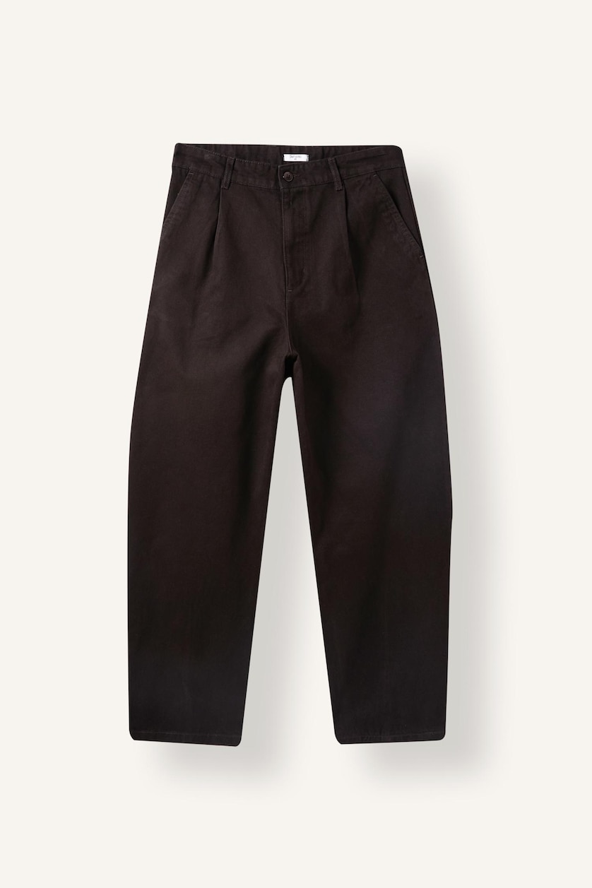 MAN Brown Balloon Fit Trousers