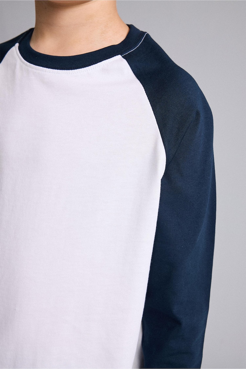 BOYS & TEENS NAVY Boy 100% Cotton Regular Fit T-Shirt