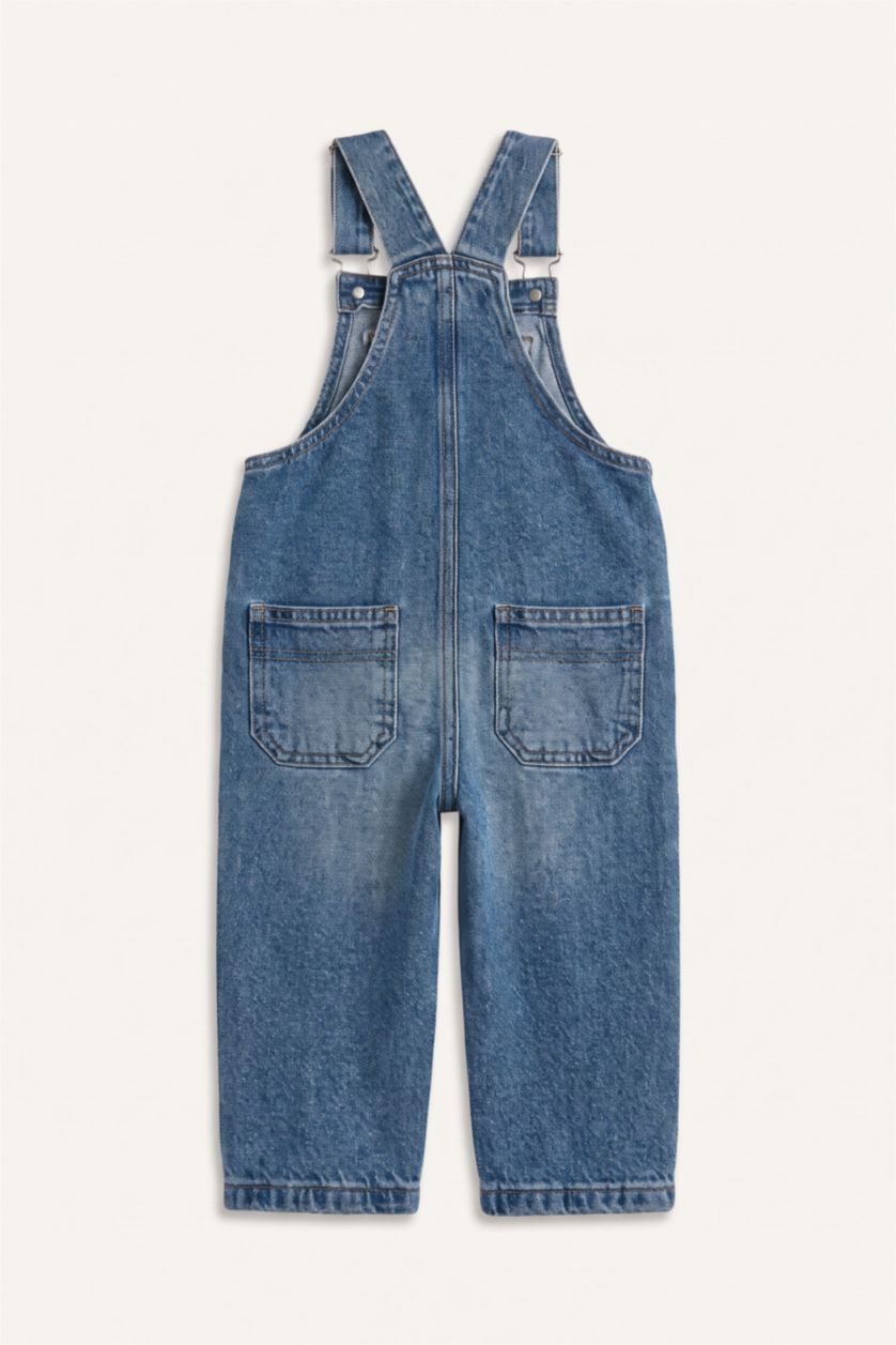 Erkek Bebek Açık Mavi Jean Tulum Erkek Bebek