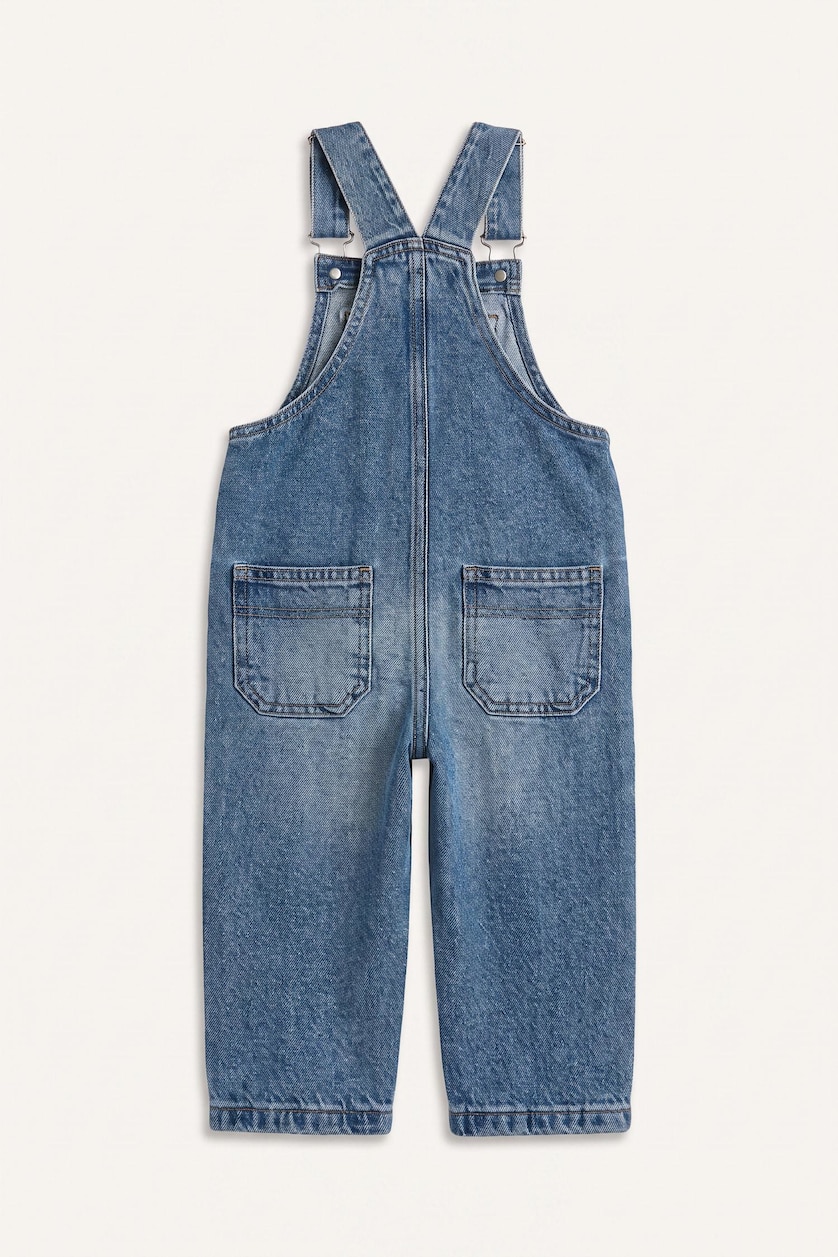 Baby Boy Light Blue Denim Jumpsuit