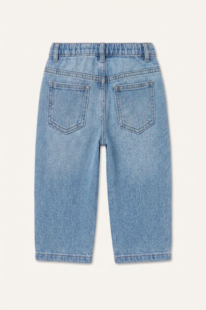 Baby Boys Light Blue Balloon Fit Jeans