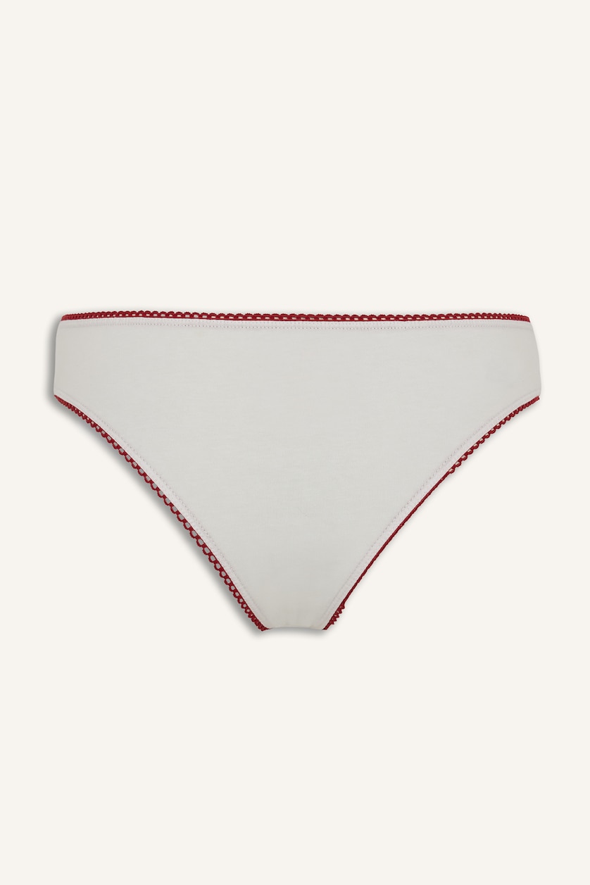 نساء أزرق فاتح Lot de 3 Culottes en coton
