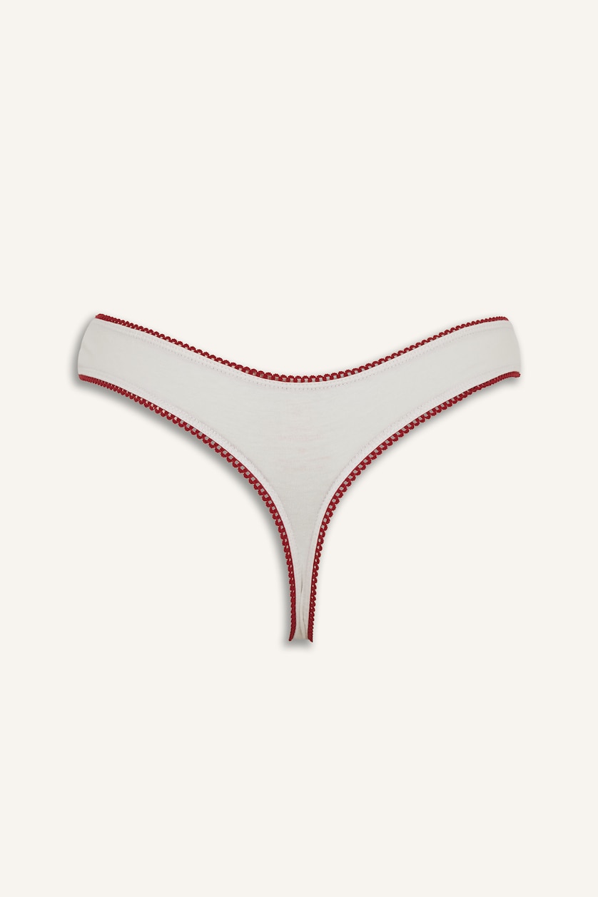 FEMME BLEU Clair Lot de 3 Culottes brief à imprimé fraises