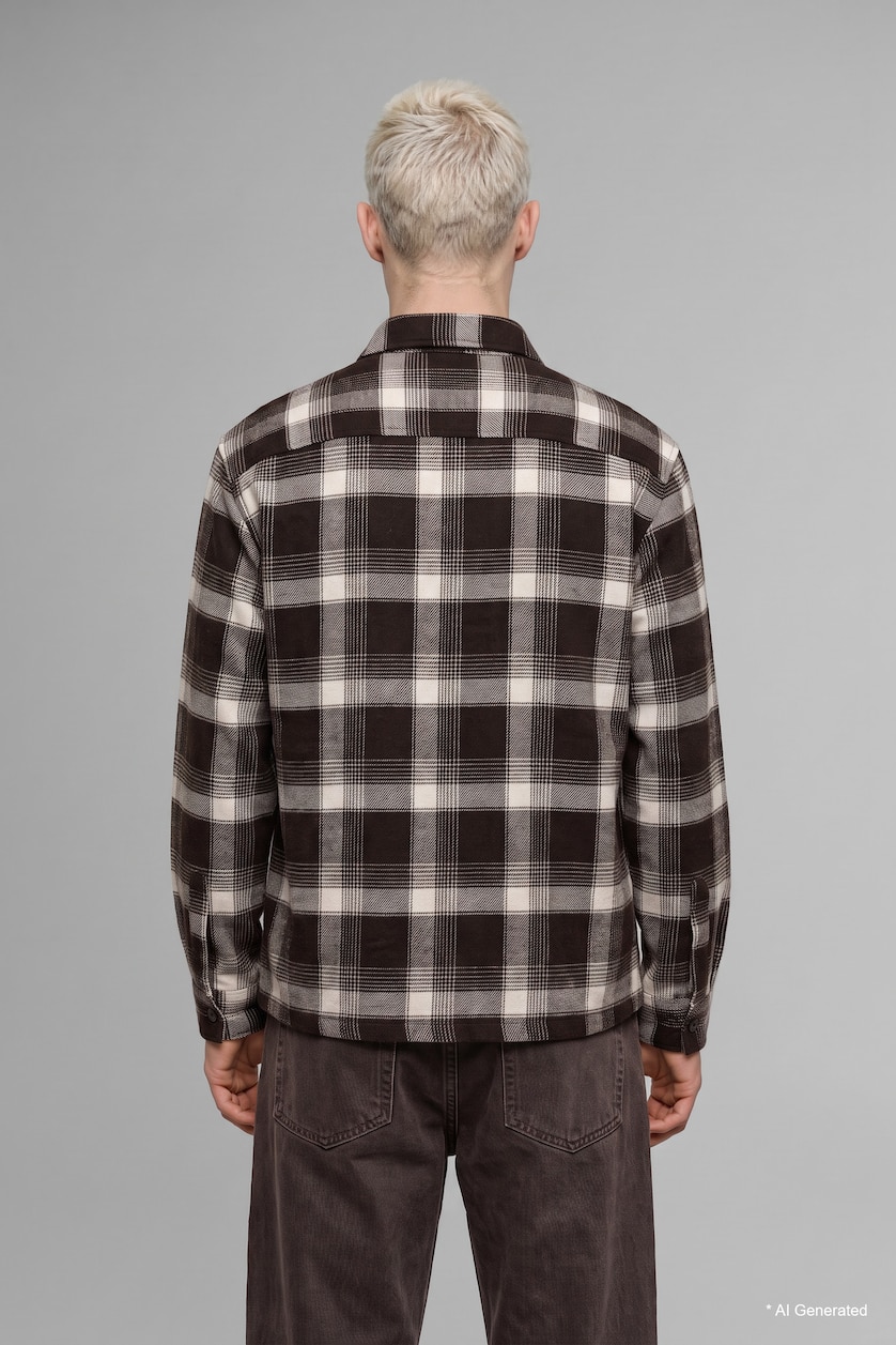 Men Brown Overshirt