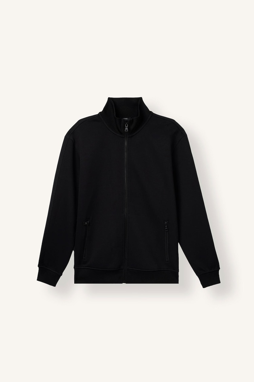 Мужчины Черный Кардиган Boxy Fit