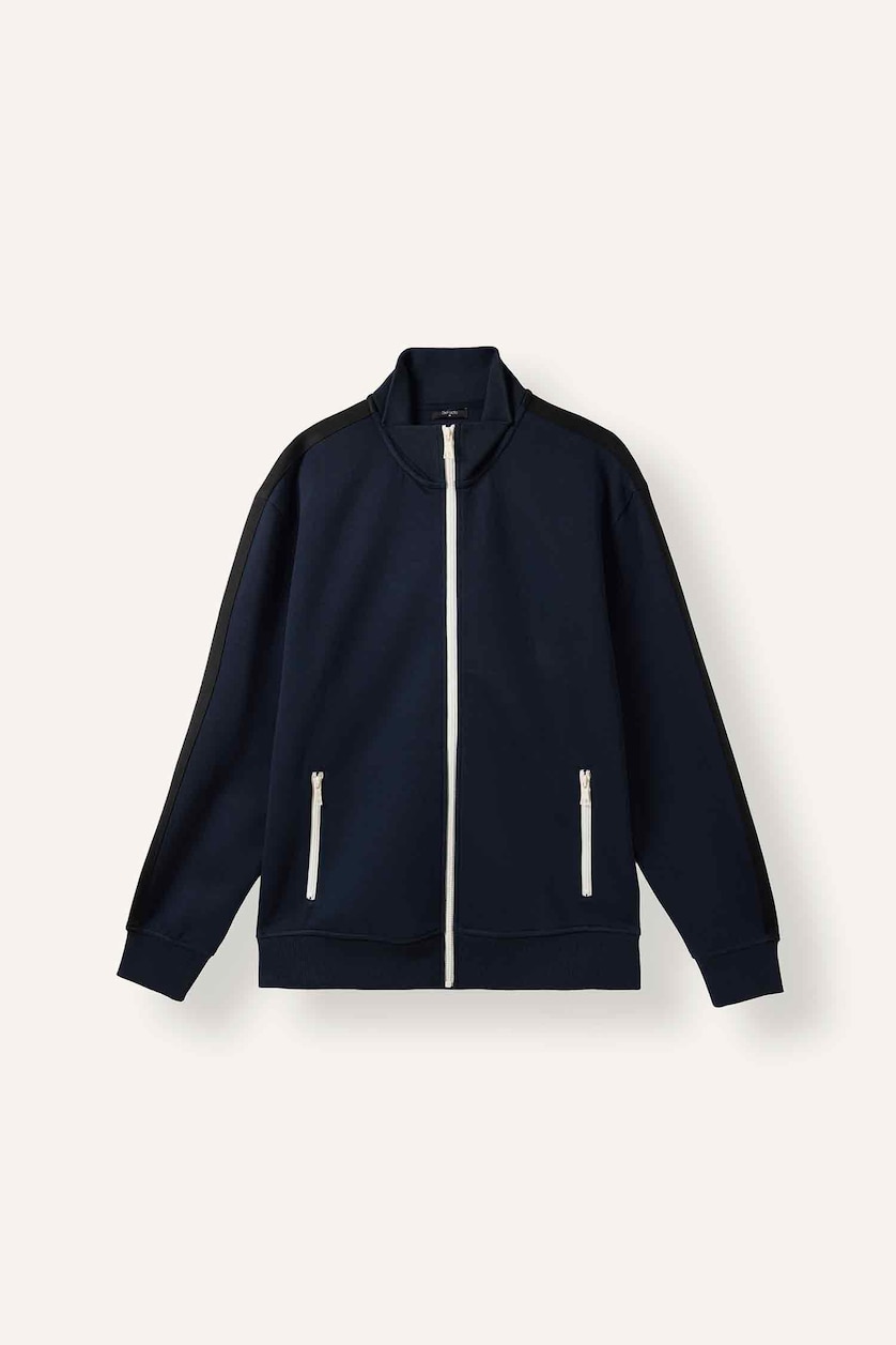 Мужчины Синий Кардиган Boxy Fit