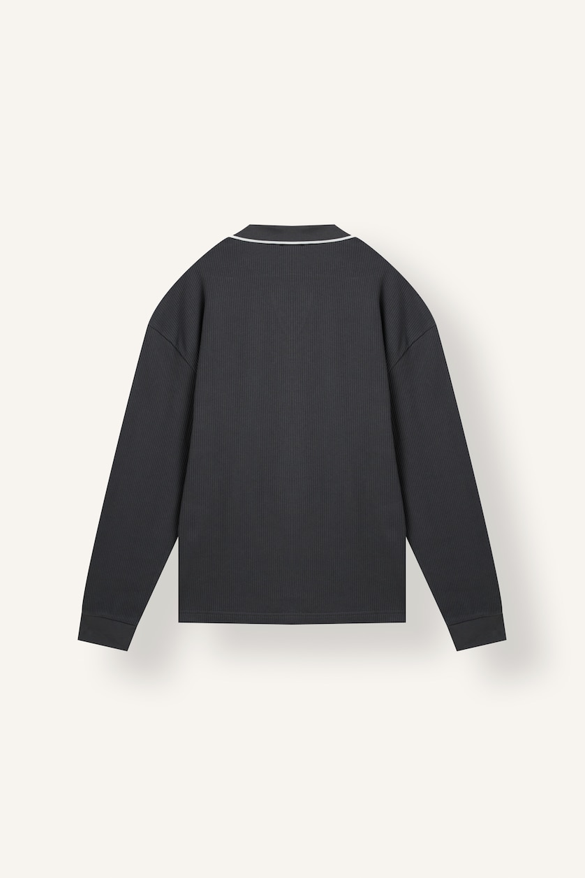 Men Anthracite Boxy Fit Sweatshirt