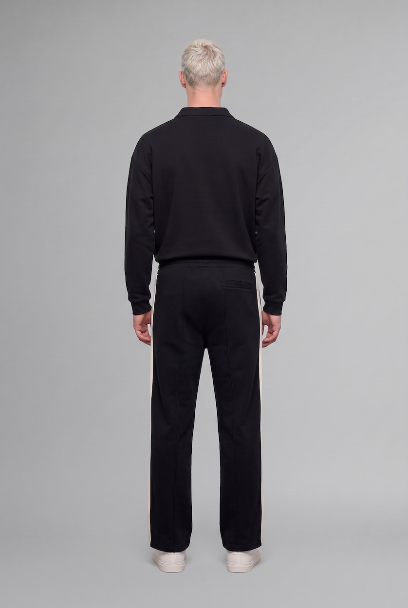 MAN NAVY Low Waist Trousers