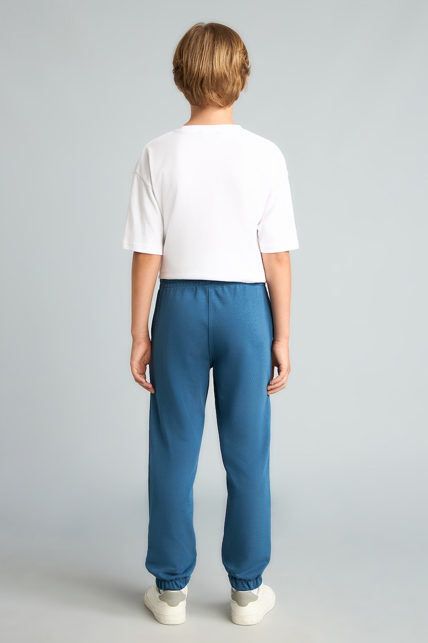Young Boys - Teen Boys Indigo Boy Regular Fit Indingo Printed Jogger Sweatpants