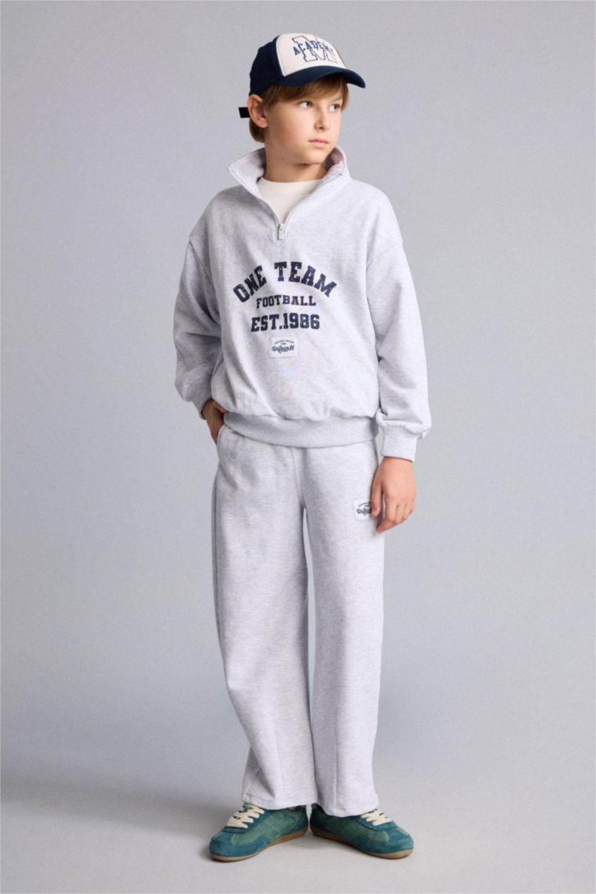 Young Boys - Teen Boys Light Grey Melange Trousers