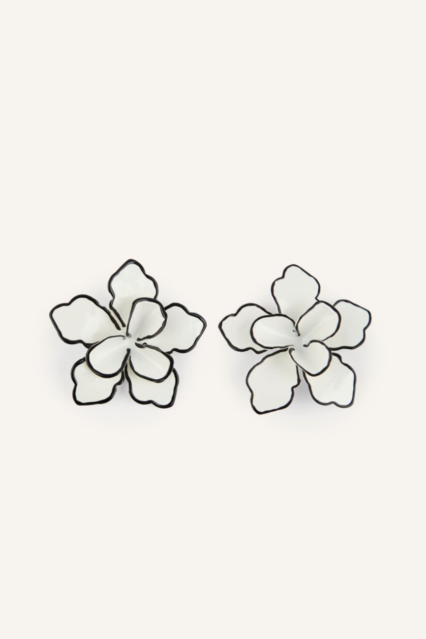 Women White Earring