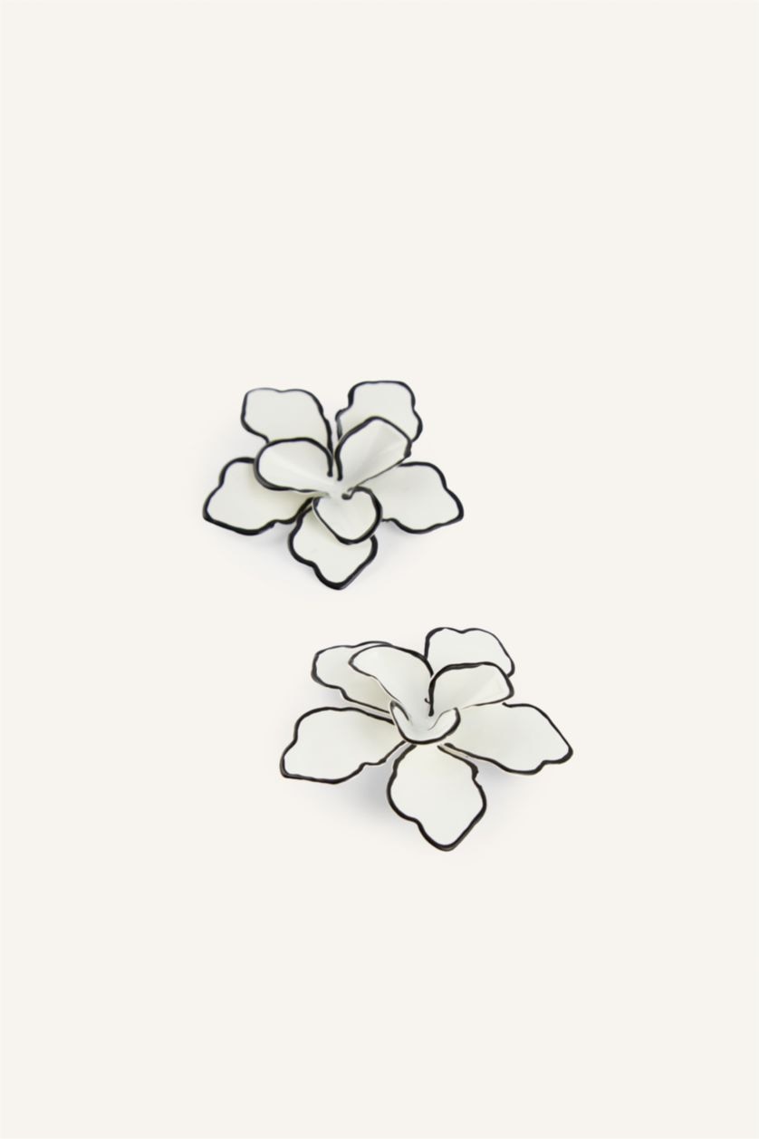 Women White Earring