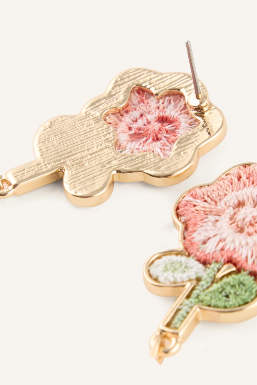 Women Pink Earring