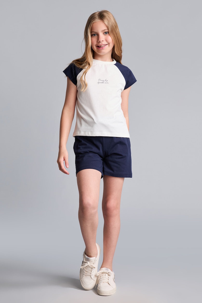 GIRLS & TEENS NAVY Girl Ribbed 2 Piece Set