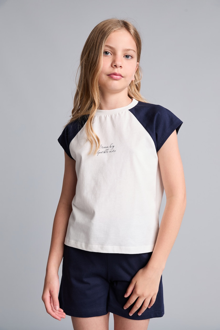 GIRLS & TEENS NAVY Girl Ribbed 2 Piece Set