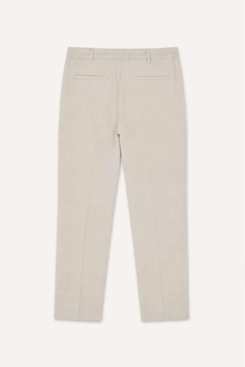 Men Stone Regular Fit Trousers