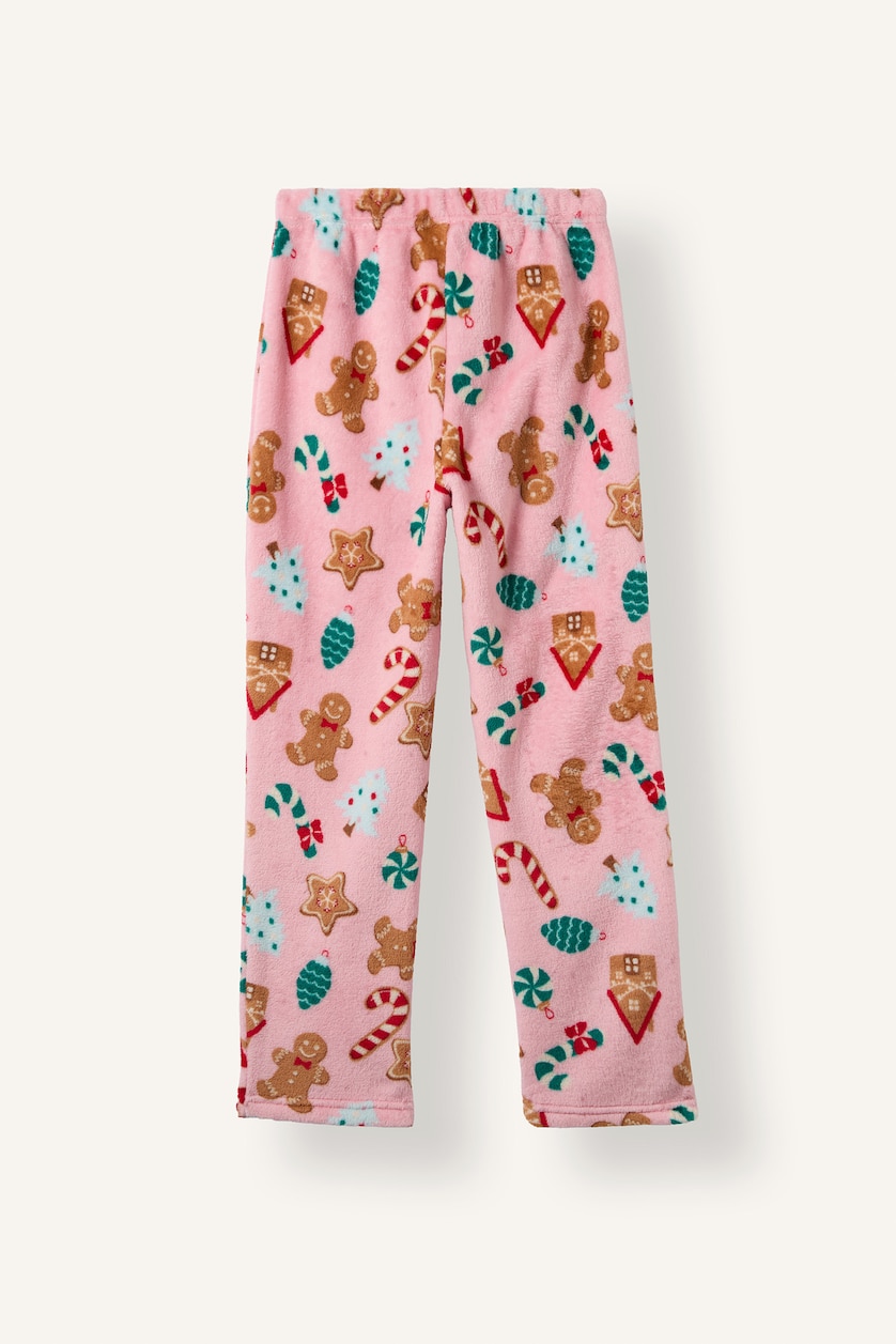 Young Girls - Teen Girls Light Pink 2 piece Regular Fit Knitted Pyjamas