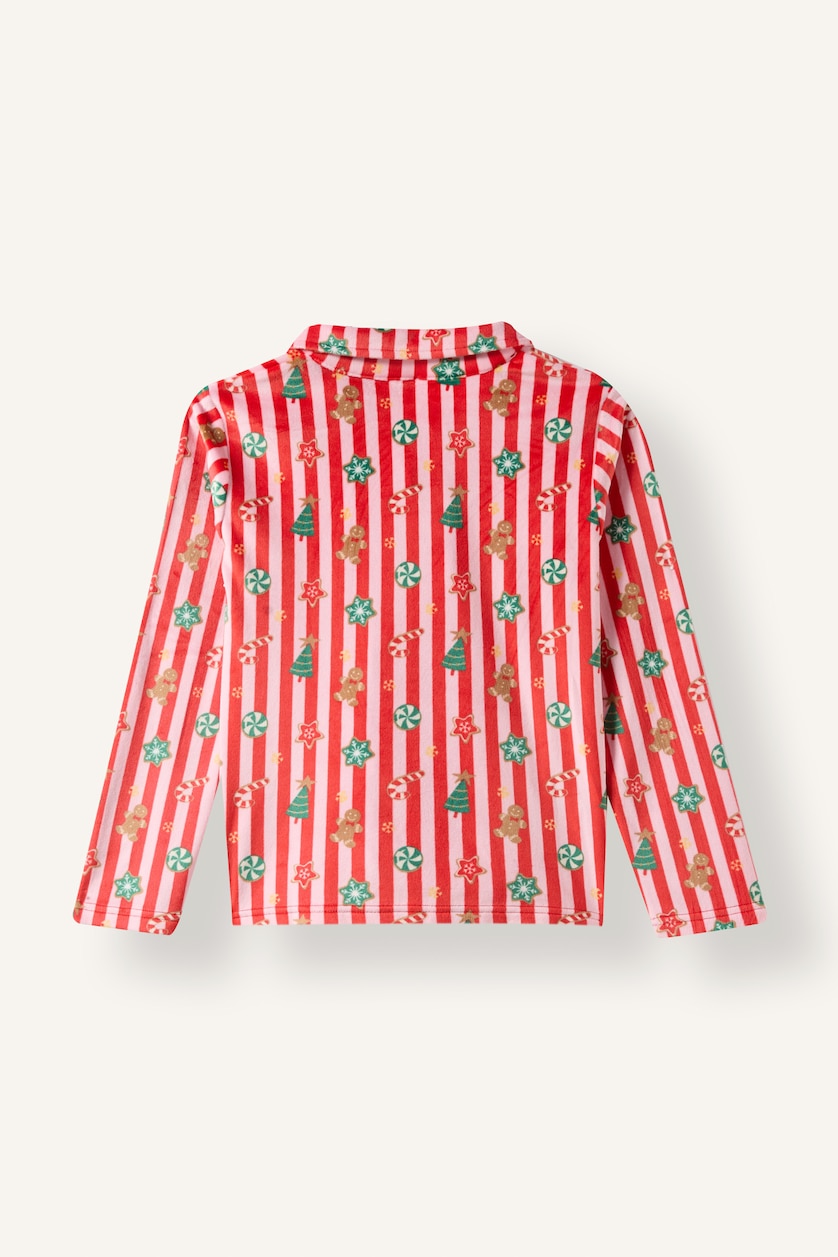 Young Girls - Teen Girls Red 2 piece Regular Fit Knitted Pyjamas
