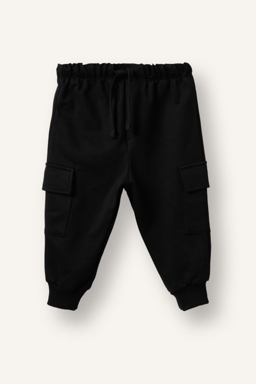 Baby Boys Black 2 piece Oversize Fit Set