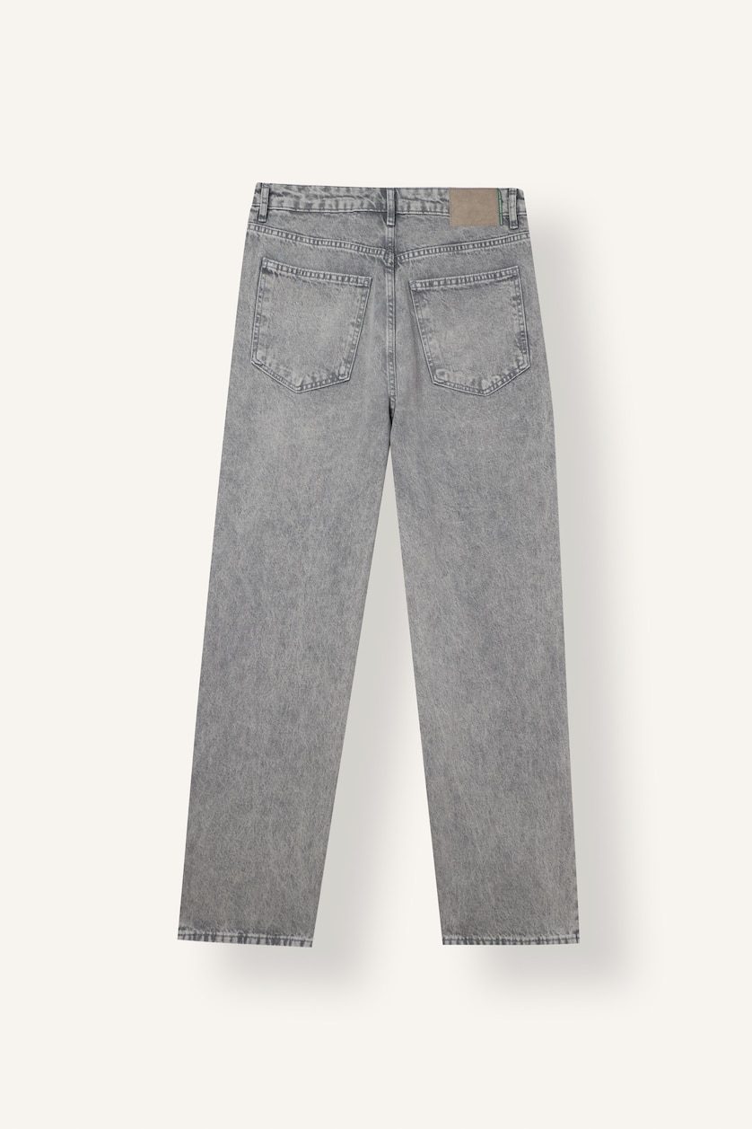 Men Grey Normal Waist Baggy Fit Trousers