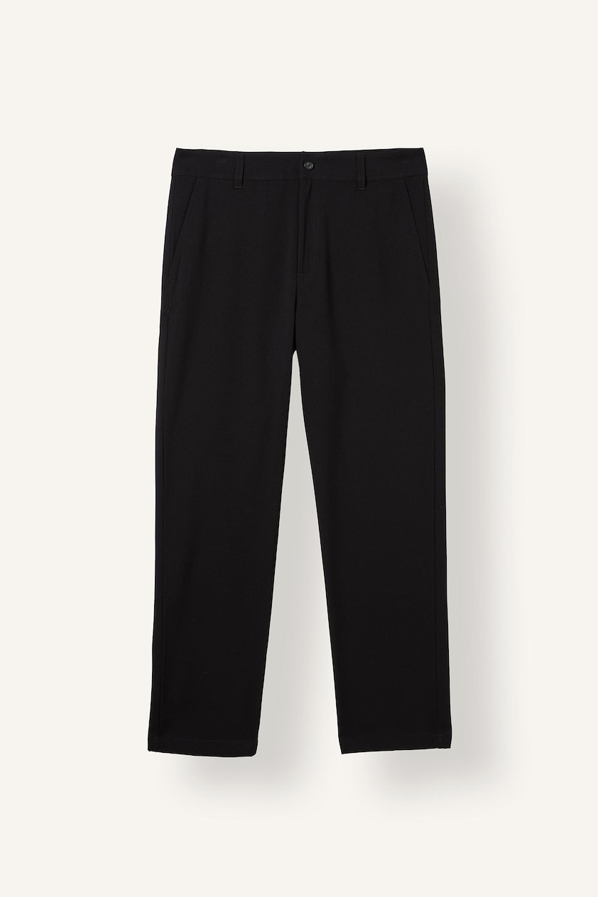 HOMME Noir Pantalon long Coupe régulière